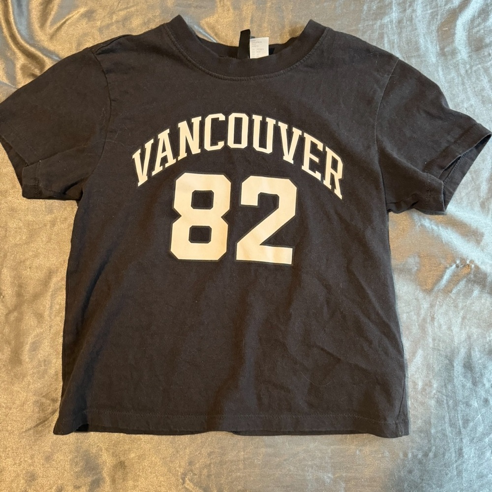 Kids Black Vancouver 82 T-Shirt